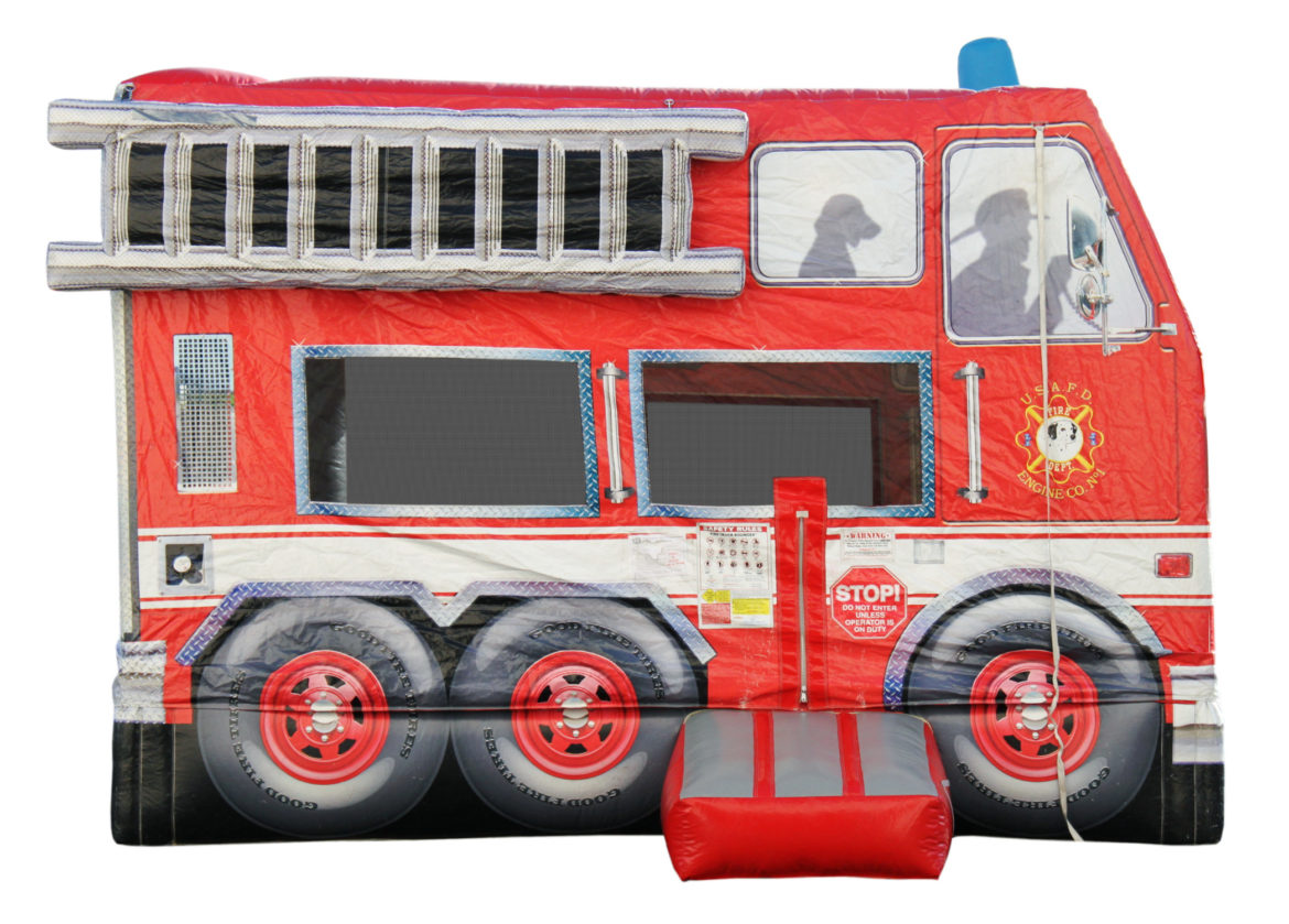 Fire Truck Bounce House - Clowns Unlimited
